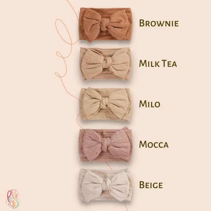 Big Bow Headband | Bando Bayi | Bandana Bayi | Headband Premium 3
