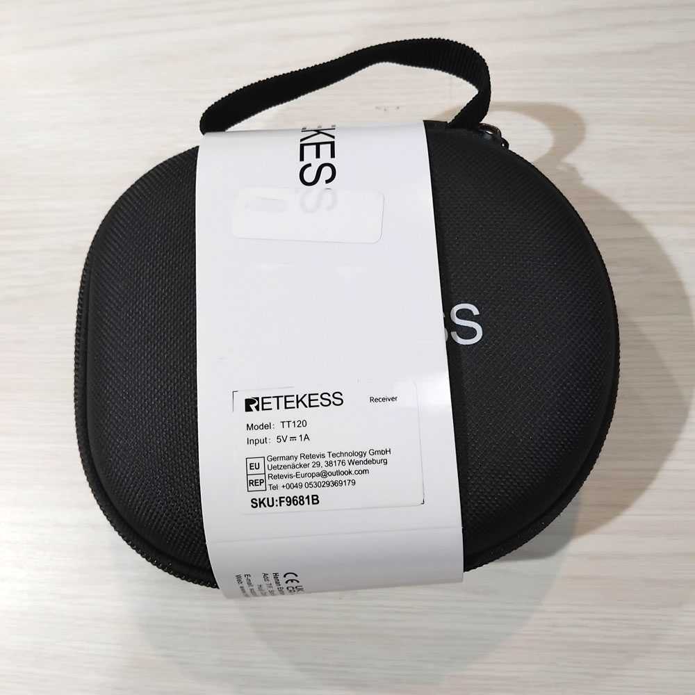 RETEKESS Receiver Bone Conduction Earphone Wireless for Transmitter - TT120