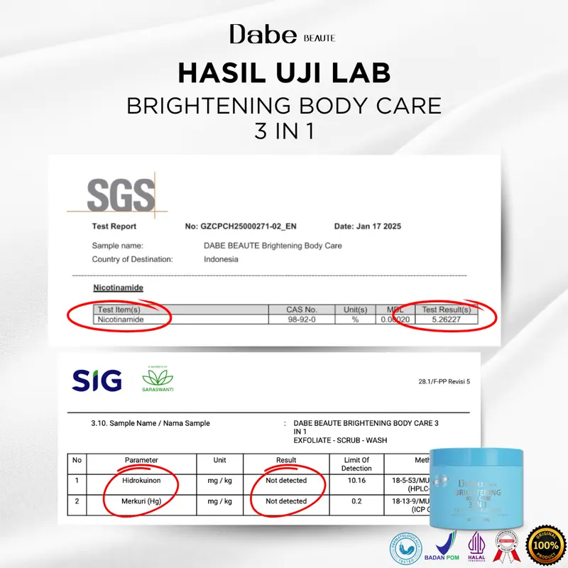 [MAIN LIVE] SCRUB BLEACHING 3 IN 1 BODY CARE DABE BEAUTE 3