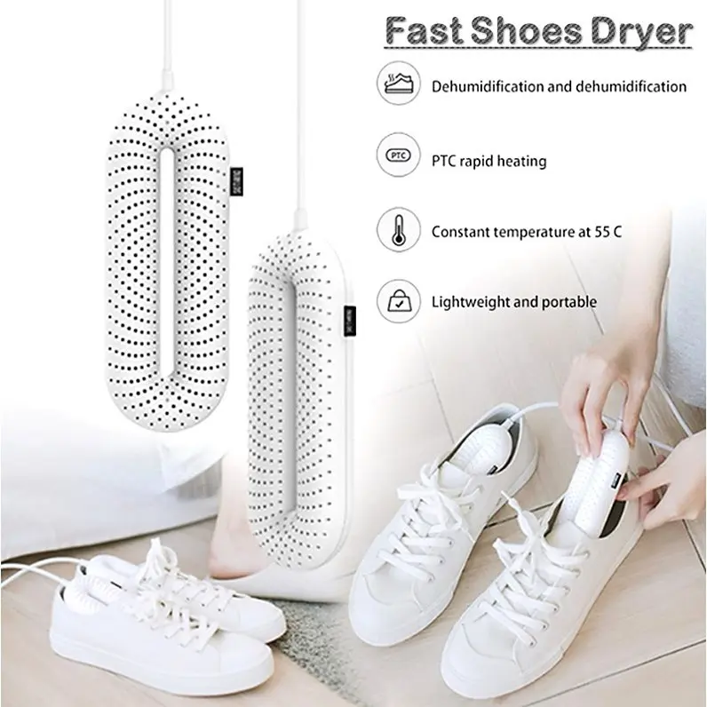 Fast Shoes Dryer/ Electric Shoe Heater / Sterilizer / Sports Running Sneakers / Portable / Light