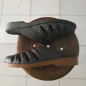 BOOM SALE SANDAL SEPATU SELOP SLIP-ON PRIA DEWASA NIKKO-80006 Bahan karet Sendal hitam