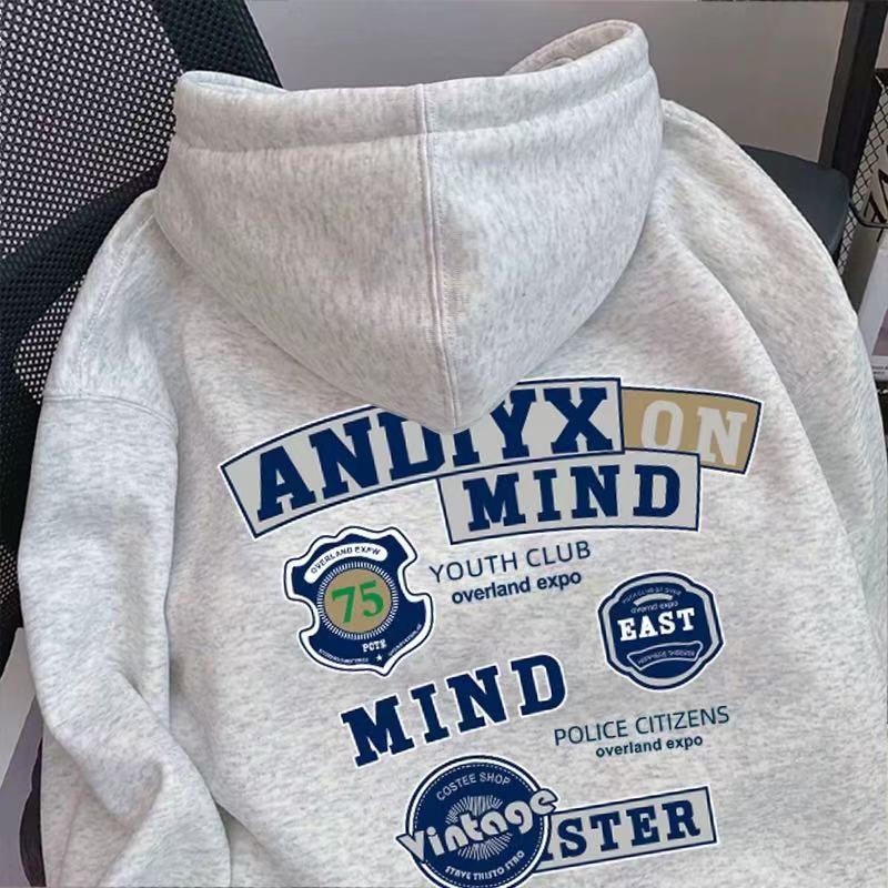 Hoodie Kekinian Korean Style Suwiter Hoodie Jaket for wanita Pullover Sweater High premium terlaris Unisex Hoodie hoody Trendy Hooded Sweatshirt