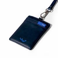 Gambar Wallts Aiken Leather Navy - Lanyard Name Tag Id Card dari Wallts Kota Bandung 5 Tokopedia