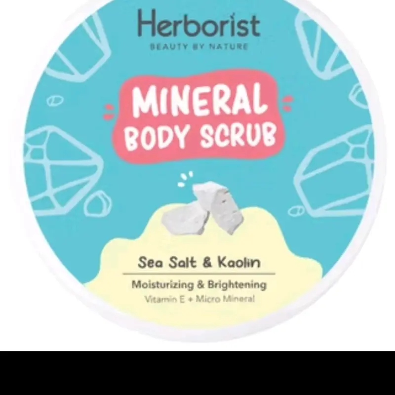 Herborist Mineral Body Scrub Lulur - Menutrisi Kulit Hingga Lapisan Terdalam - Mencerahkan, Kusam, Wajah, Facial 4