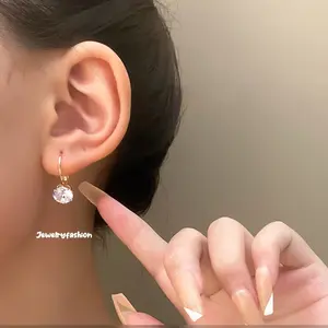 Anting Titanium Desi Mata Simpel Elegan A1150