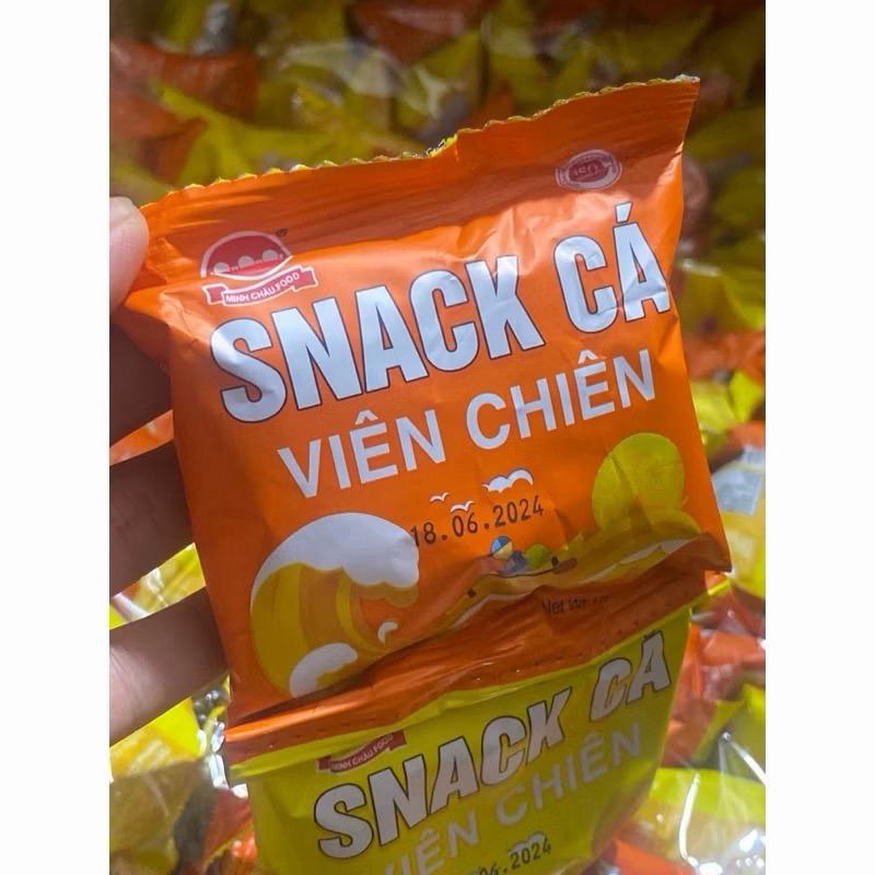 Snack Cá Viên Chiên Bịch 60 túi - Bim Bim Đồ ăn vặt Tạp hóa tuổi thơ