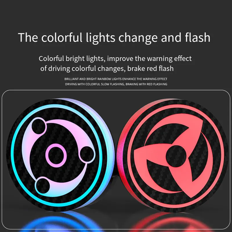 Mặt Led Xoay Sharingan, Có Vòng Đèn Cầu Chéo 3D, Thích Hợp Cho Xe Điện, Xe Máy Và Ô Tô, Vận Chuyển Trong Vòng 24 Giờ 7