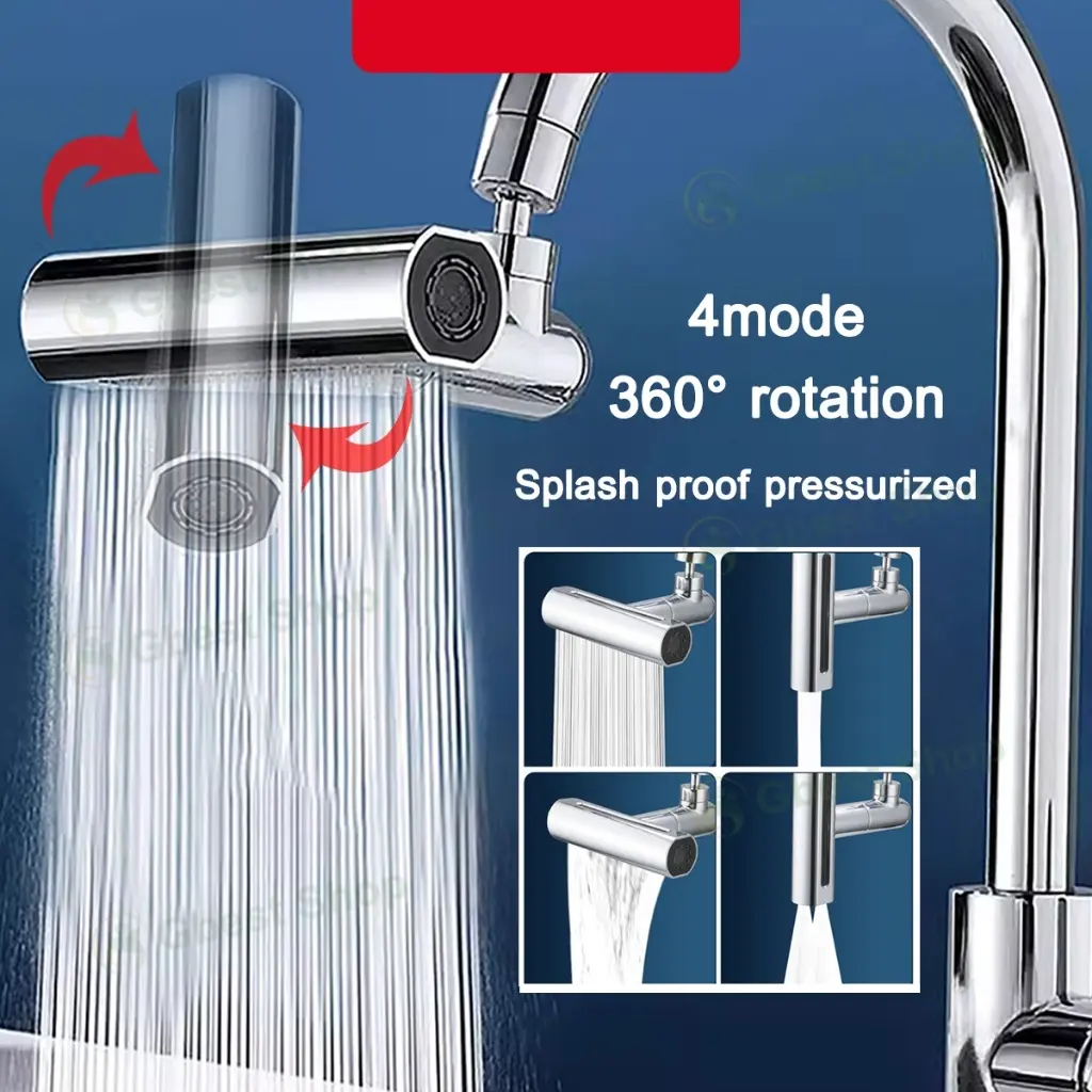 360°Rotation Waterfall Kitchen Faucet tap water 4-Function Kitchen rotatable faucet Sink Spray Nozzle Kitchen Sink