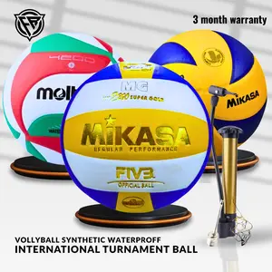 Bola voli mikasa grade original super gold mv 2200 bola volly buat dewasa bola volley Ball Ball Outdoor