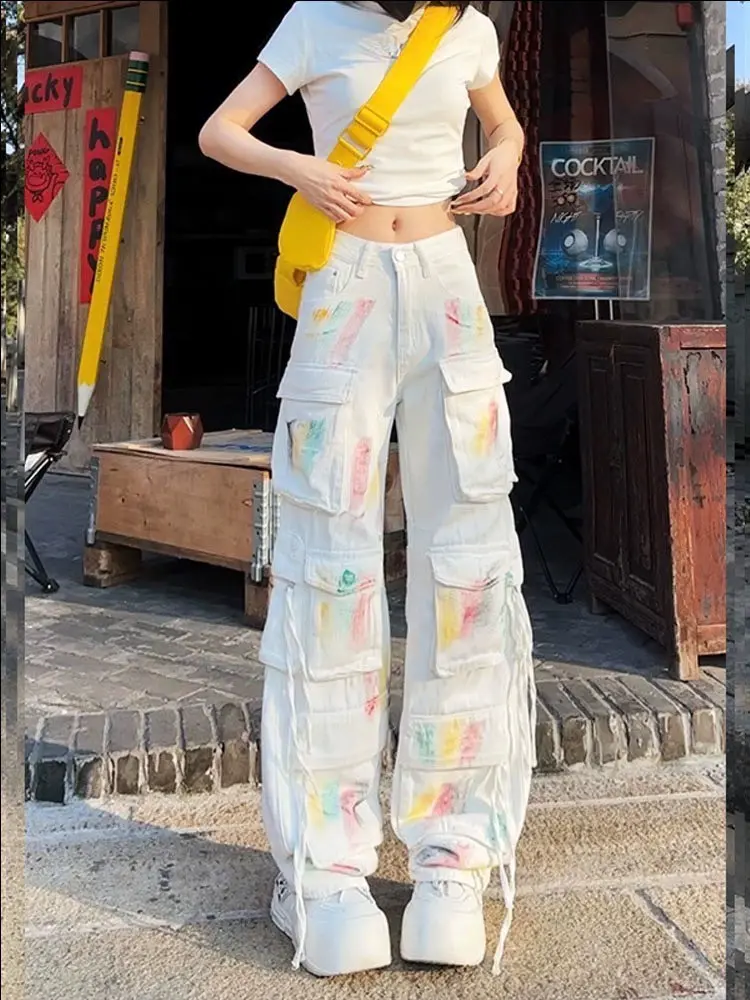 BONA - CELANA JEANS CARGO BANGKOK MERK W SHOP / JEANS KARGO BKK / CELANA JEANS PUTIH BANGKOK BKK / CELANA PANJANG JEANS KARGO
