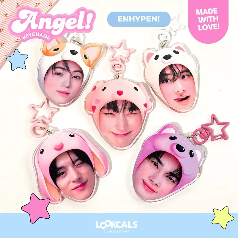 KEYCHAIN Angl Version ENHYPEN – Gantungan Kunci Eksklusif untuk ENGENE | Aesthetic & Limited Edition 4
