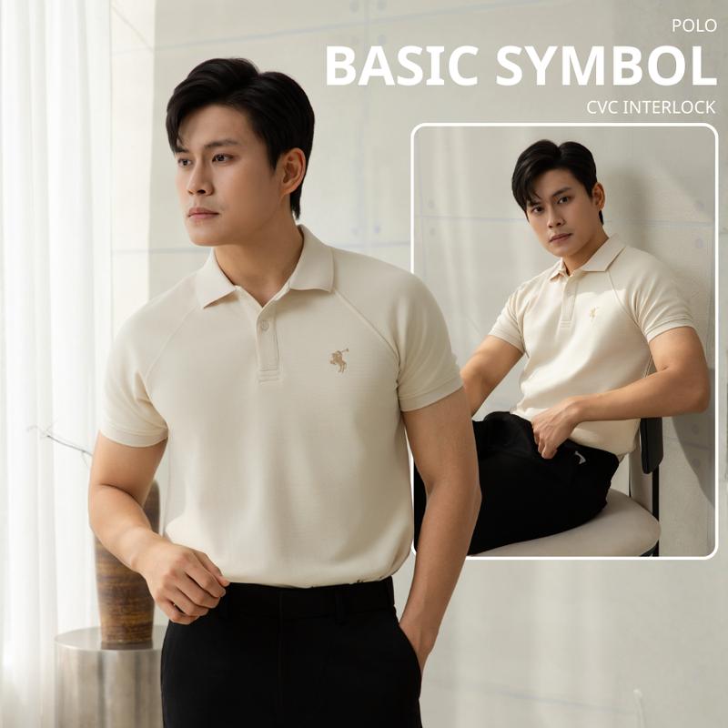 Áo Polo Nam BASIC SYMBOL Vải Cotton Interlock Cao Cấp, Trẻ Trung, Thanh Lịch, Sang Trọng - CATIZEN