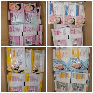 ￼Glow & Lovely 1 Renteng Isi 12 Pcs Facial Foam & Cream  Vitamin C Sun UV / FAIR & LOVELY CREAM 9g RENTENG ISI 12 sachet