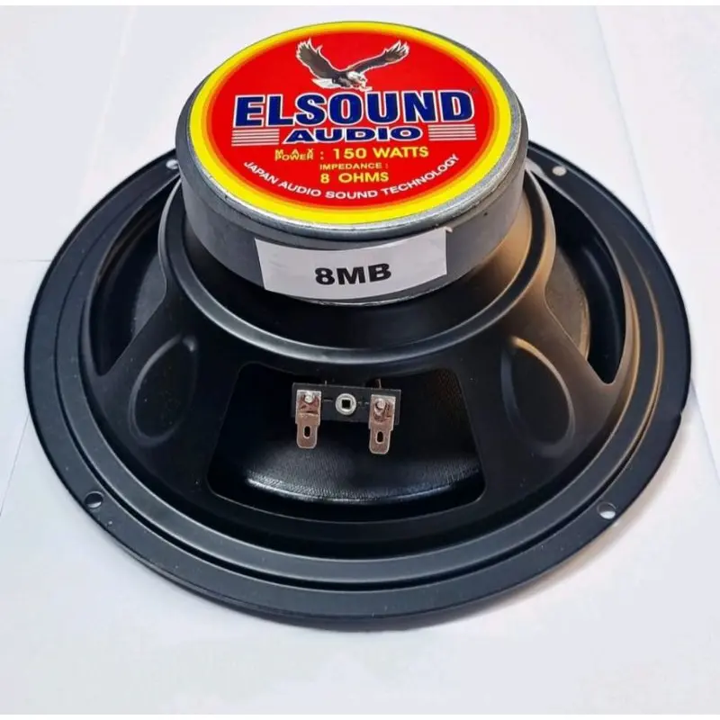 SPEAKER ELSOUND 8 INCH MAGNET BESAR 150 WATT HITAM JAPAN AUDIO SPEAKER ELSOUND ORIGINAL 8 INCH HITAM COD 2