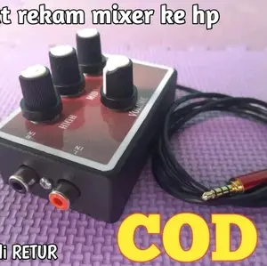 Soundcard Alat Bantu Rekam dari Mixer Ke Hp
