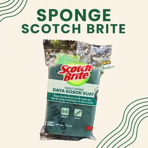 Scotch Brite Sponge – Sabut Spons Cuci Piring Pembersih Wajan & Panci