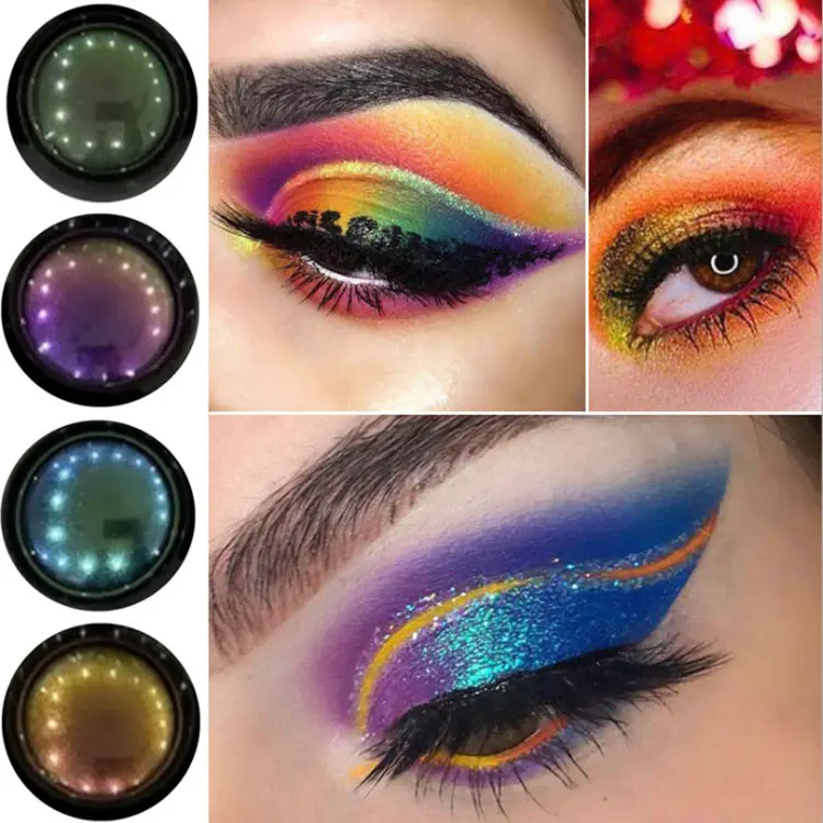 18 Colors Mutation Eyeshadow Metallic Shiny Eyeshadow Palette Glitter Powder Pigment Professional Eyes Makeup Party Cosmetic