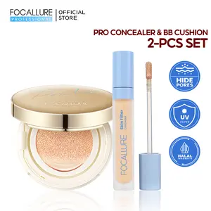 [Official] Focallure 2PCS Face Set Skin Filter Concealer & Poreless BB Cushion