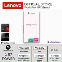 Gambar Moto G57 Power 5G - RAMBoost 24GB/128GB/256GB - Snapdragon6s Gen4 - Antutu 625K - 7000mAh SiliconCarbon - 50MP Sony LYTIA600 - FLUIDITY, 8GB 128GB dari Lenovo Authorized Bogor Kab. Bogor 1 Tokopedia