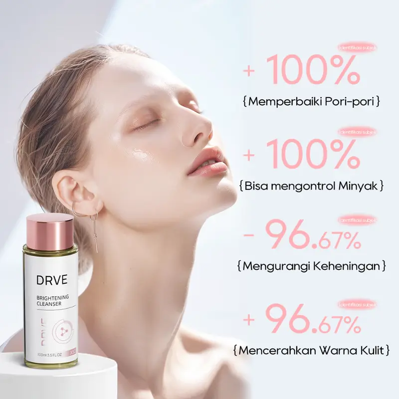 DRVE Set Refreshing Moisturizer, Long-Lasting Moisturizing Cleansing 5