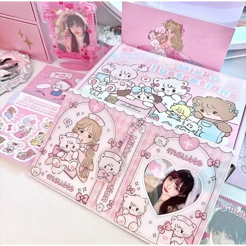 Mikko 32/36Slots Cute Photo Album Idol Photo Card Book 3 Inch Star Chasing Lomo Card Album Collection Foto 1