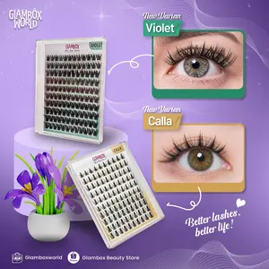 GLAMBOX WORLD MAX SERIES EYELASH GLUELESS TANPA TWEEZER - BULU MATA