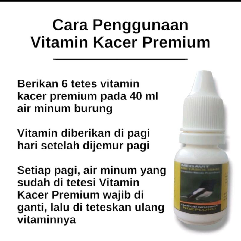 MEGAVIT - Vitamin dan Doping Burung Kecer Premium Lomba Biar Cepat Gacor 3