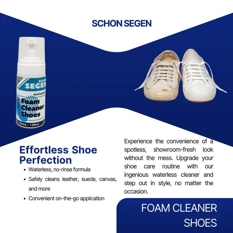 Pembersih Sepatu Tanpa Air - SHCON SEGEN Foam Cleaner Shoes 3