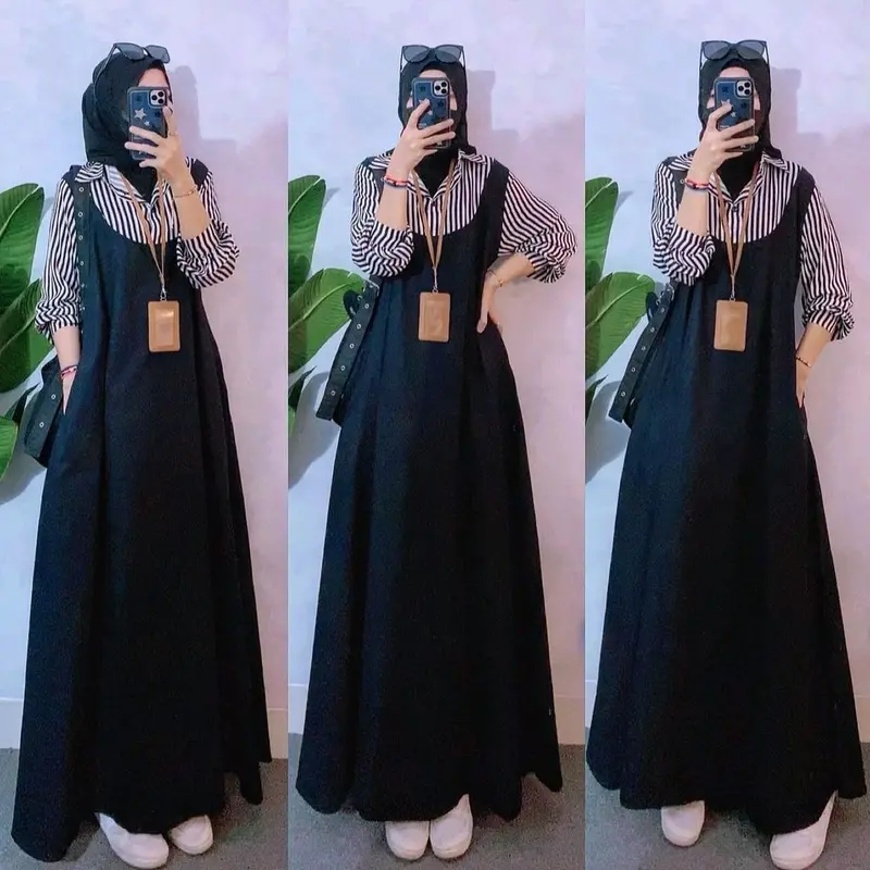 Kiyomi Dress +gamis kekinian + gamis wanita cantik 0