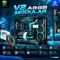 Promo COOLMOON HIFROST FAN CASE V2 ARGB BUILDING BLOCK 12CM MODULAR ...