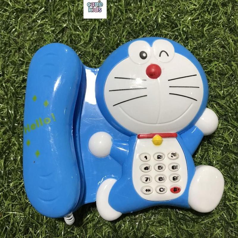 Đồ chơi điện thȯại bàn Doreamon dễ thương cho bé - sử dụng Pin có phát nhạc - Đồ chơi đồ  chơi Canekids Canekids