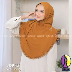 Hijab renda jisso instan ped ori rafilah