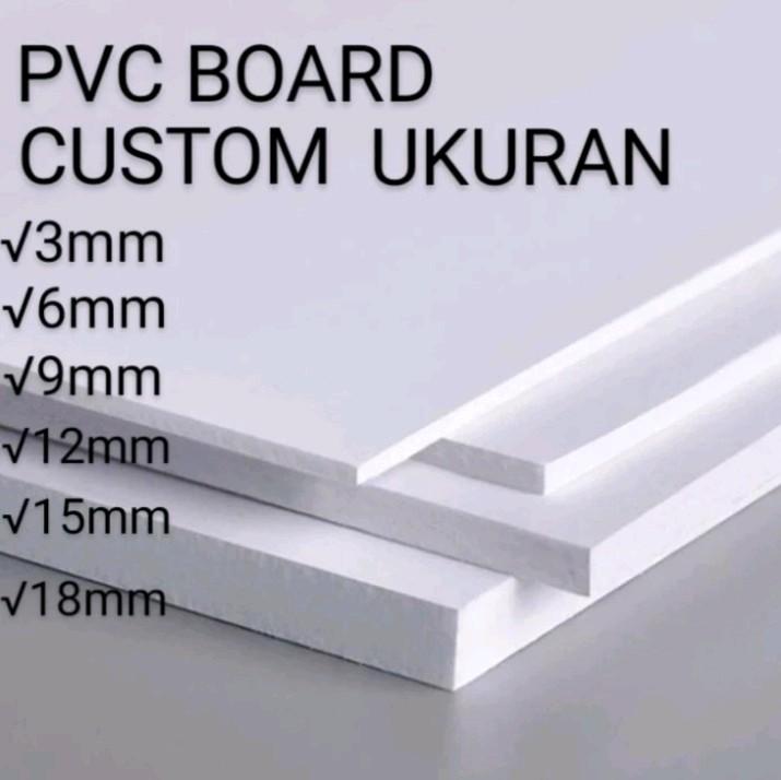 pvc foam board 15mm/pvc board/papan pvc board/pvc board custom ukuran ...