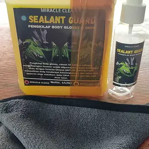 Miracle Clean Pengkilap Body Motor & Mobil Glossy Semi Nano Coating 1 Liter Efek Daun Talas Tahan Lama