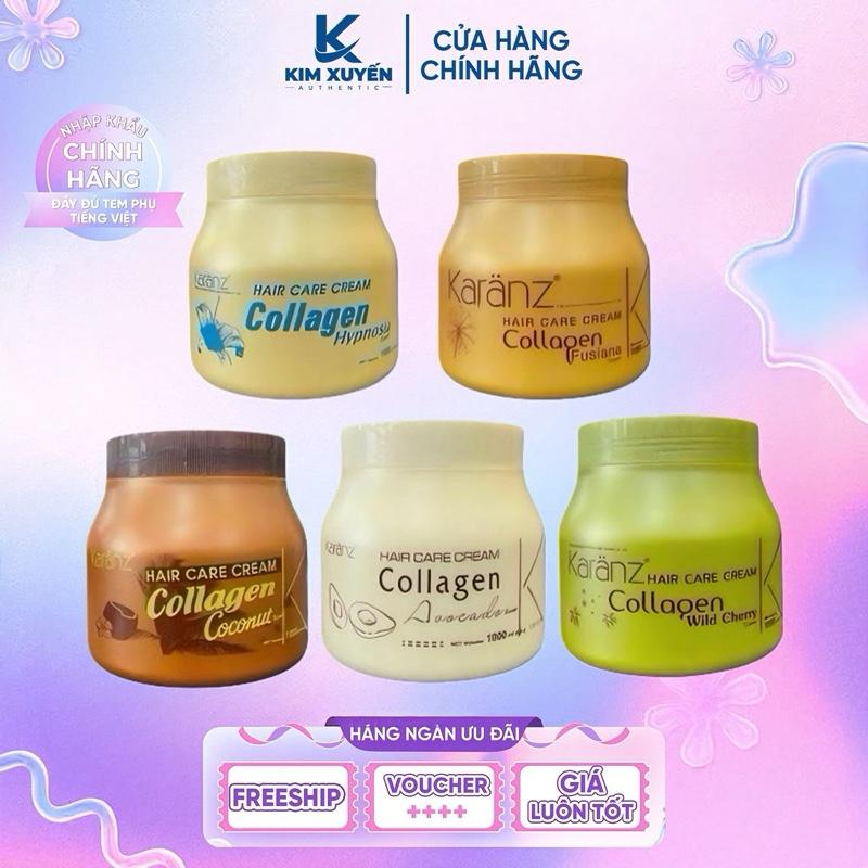 Kem Ủ tóc siêu mướt Collagen KARANZ Hair Care Cream Women 450G 900G