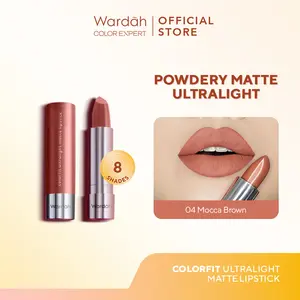 Wardah Colorfit Ultralight Matte Lipstick - Ringan dan Lembut di Bibir