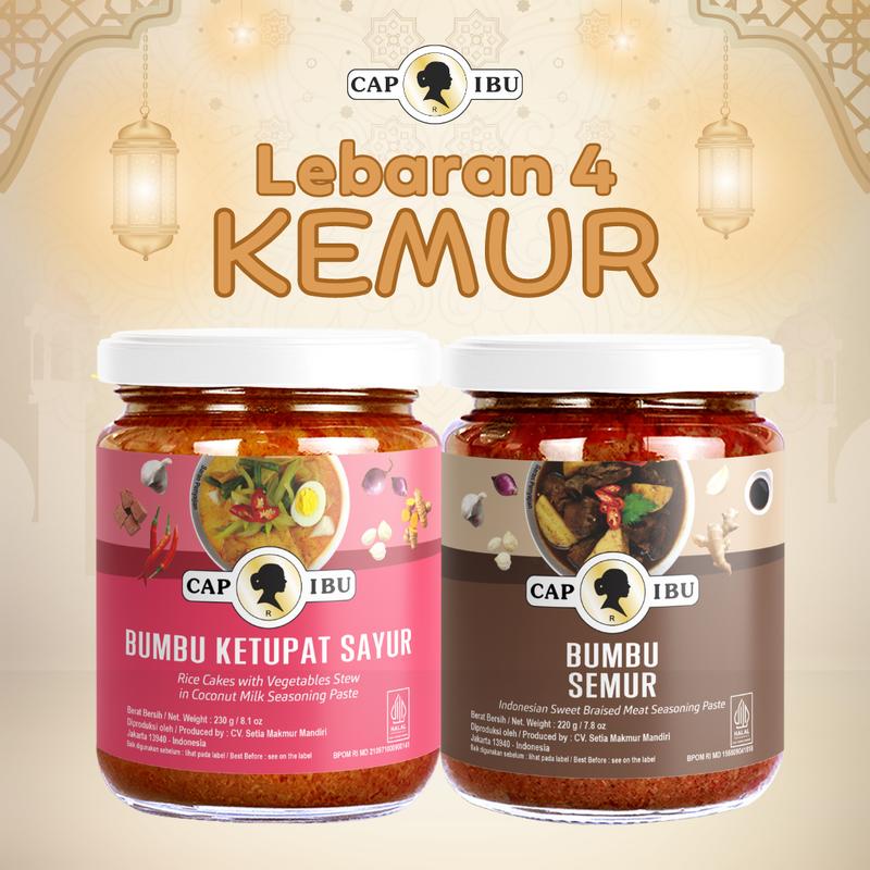 CAP IBU Combo Lebaran 4 - Bumbu Ketupat Sayur dan Bumbu Semur Daging 0