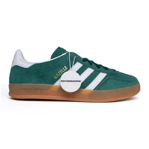 ADIDAS GAZELLE INDOOR COLLEGIATE GREEN CLOUD WHITE GUM