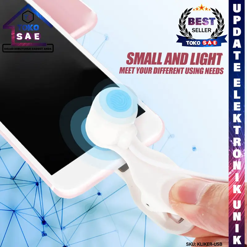 USB Auto Clicker Automatic Touch Screen Alat Tap Tap Klik Pengklik Layar Otomatis Smart Device Tappper Multipungsi Untuk Smartphone HP Handphone Like Otomatis Kecepatan Bisa Di Sesuaikan 5