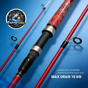 Joran Pancing Zodiac Bahan Fiber Solid 185 CM  Laut