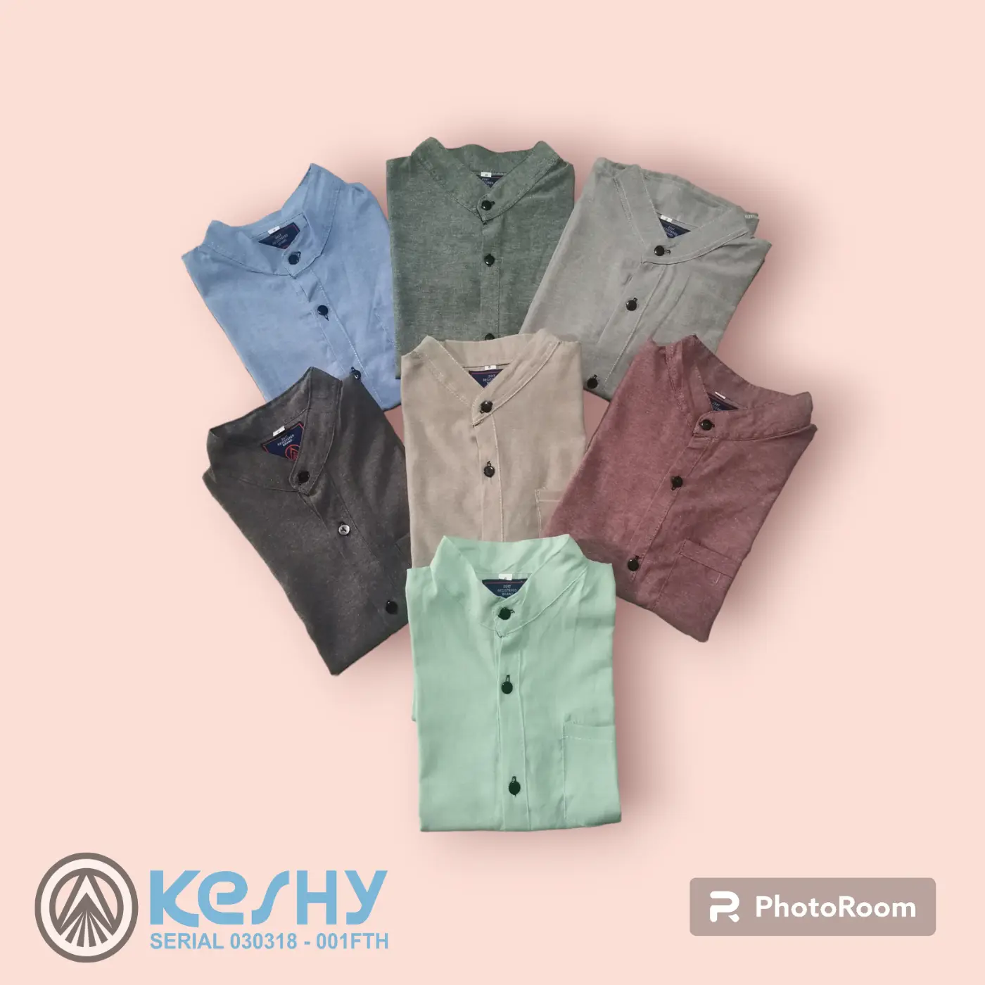 FITZKIDZ Baju Kemeja Koko Kemko Anak Umur 2 - 10 Tahun Lengan Pendek Bahan Oxford Muslim