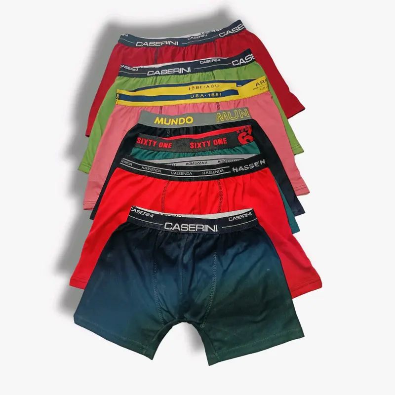CELANA DALAM PRIA DEWASA BAHAN KATUN BOXER ISI 10 Karet Nyaman 3