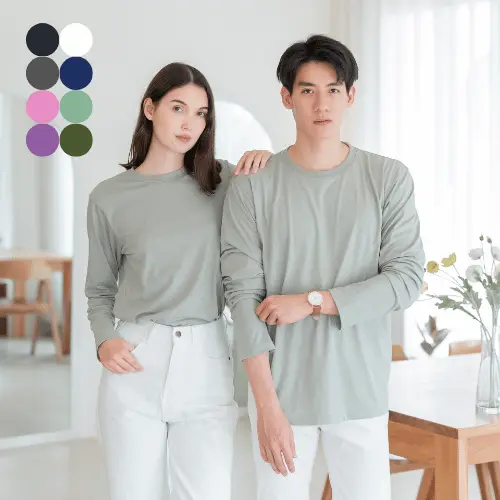 Premium Cotton Long Sleeve T-Shirt for Men and Women