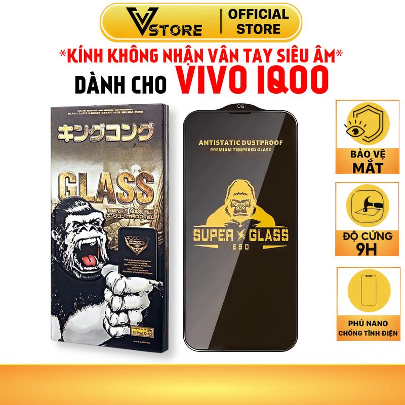 Kính cường lực cho vivo iqoo neo z9 Z10 turbo 3 5 6 7 8 9 10 11 12 13 u5 z10 z3 z5 z6 z9 z9x z6x z5x se turbo lite 44w pro kingkong phủ nano Vstore chống ánh sáng xanh