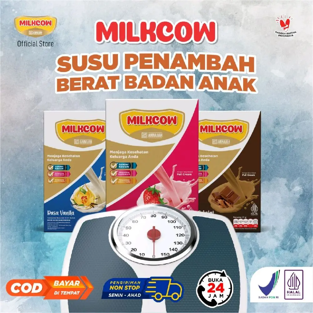 1kg PAKET BUNDLING ISI 2 SUSU MILKCOW SUSU SAPI- GEMUK AMPUH
