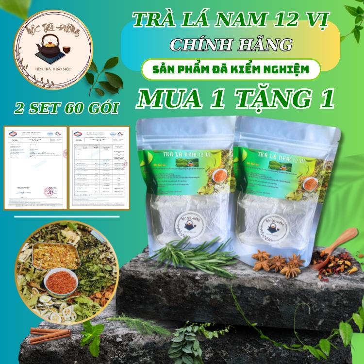 MUA 1 TẶNG 1 - Trà Lá Nam 12 Vị - Đã Qua Kiểm Nghiệm - 1 Set 30 Gói Tặng 30 Gói - Thảo Dược Tự Nhiên - Tea Nước Trà Chè