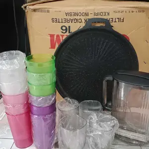 6 - 12 Pcs Gelas Plastik Bening Anti Pecah Food Grade