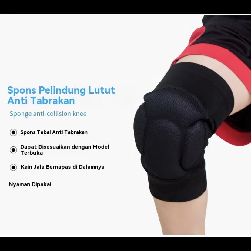 Kneepad speeds Futsal Jonas Knee pad Knepad Kniped Deker Lutut Pelindung Kiper Futsal Knee protector Tangan Pelindung lutut busa tempurung kura-kura yang hangat,cocok untuk bersepeda, hiking,dan berolahraga.