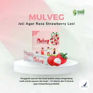 Jelly Agar Pengganti Sayuran MULVEG Strawberry Bpom