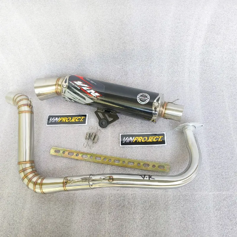 Knalpot Samlong Vin Project original inlet 38 saringan full dan bor boran Fullsistem beat scoopy vario nmax aerox pcx dll 4